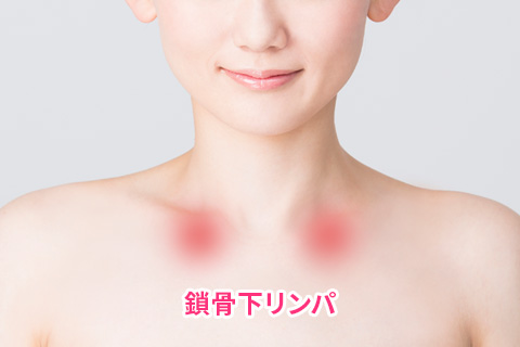 Facial Salon R フェイシャルサロン アール のサービス 最高級プラセンタ配合の 雪美人 使用の看護師が監修したサロン 鎖骨下リンパ マッサージ