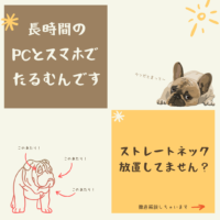 ストレートネックとたるみの関係・・・